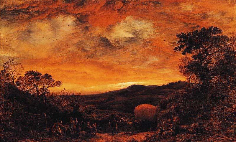 John linnell The Last Load Spain oil painting art